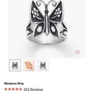 James Avery Butterfly Ring Size 9 – Like New